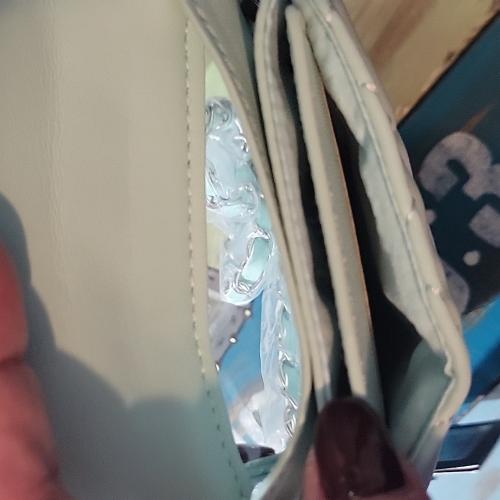 Badgley Mischka Mint Quilted Phone Case Crossbody - Picture 7 of 7